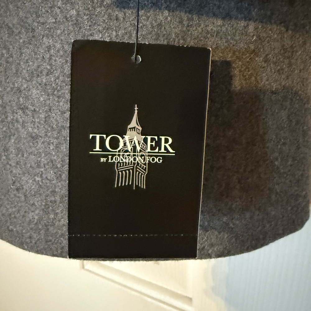 Tower by London Fog Women’s Grey Wool Coat - Picture 4 of 9